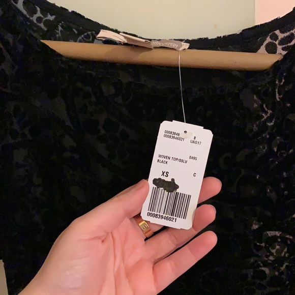 Black lace blouse - Picture 5 of 5